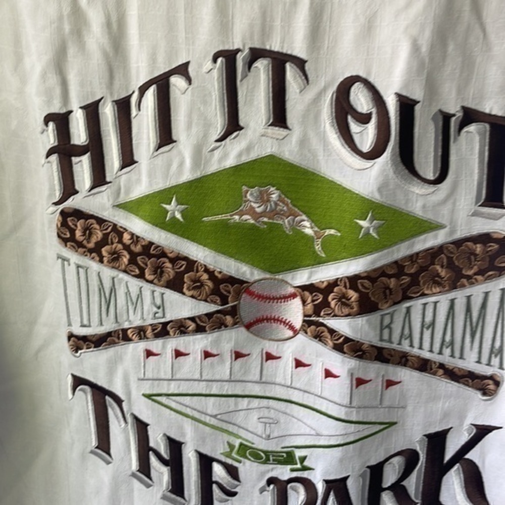 NWT Tommy Bahama shirt MLB size Medium Los Angelos Angels
